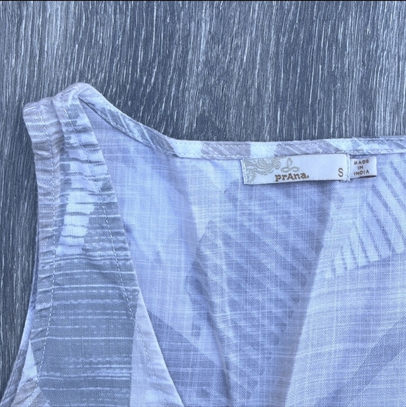 Prana Women's McKenzie Tank, Bone Paloma - Picture 4 of 5